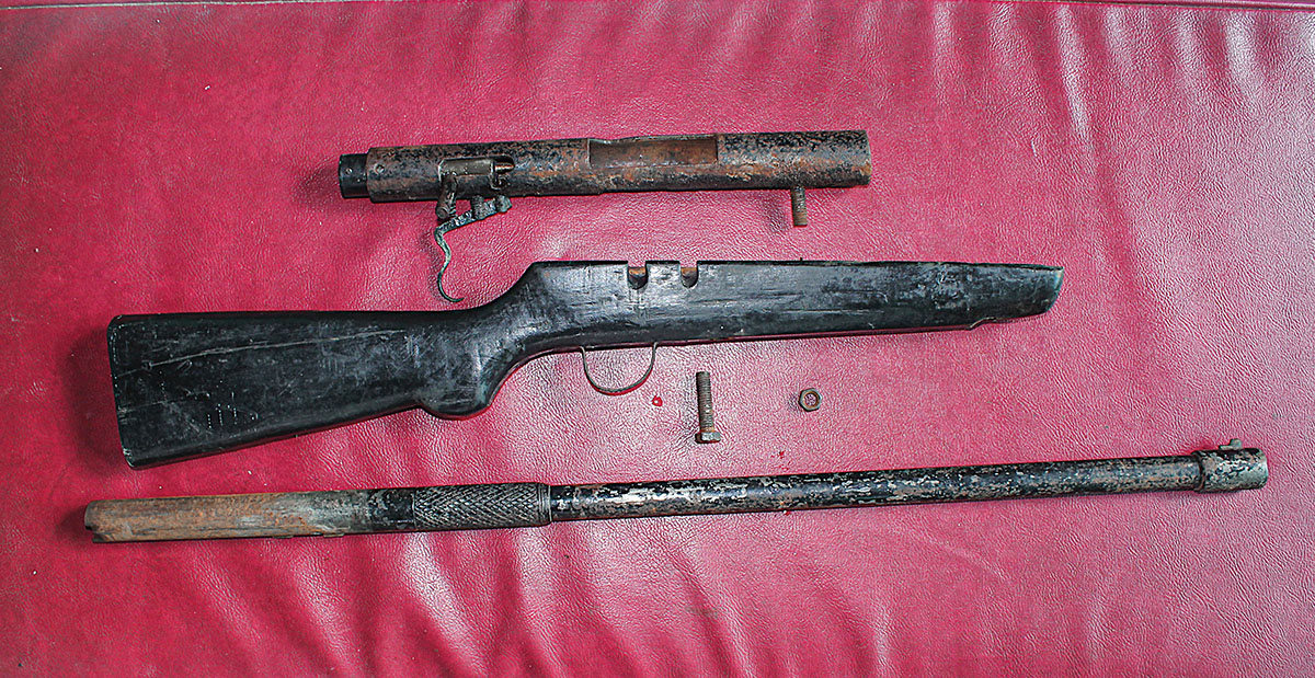 Remarkable in its simplicity and comprising not a single genuine gun part, the homemade shotgun is fascinating for its ingenious design and execution.